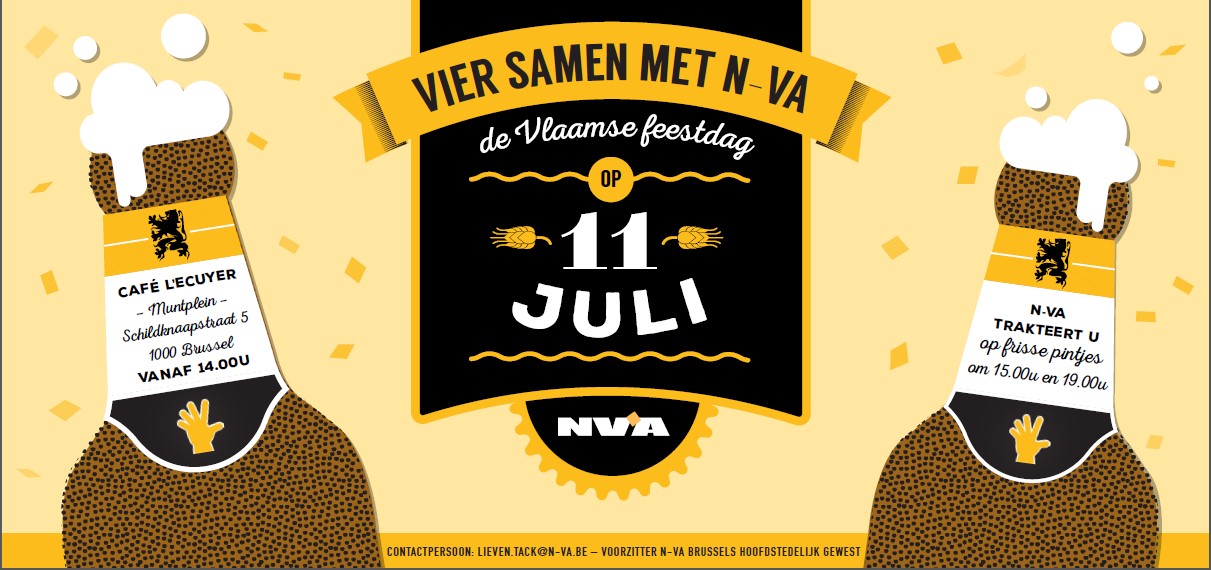 Vier samen met N-VA de Vlaamse Feestdag op 11 juli! | N-VA ...